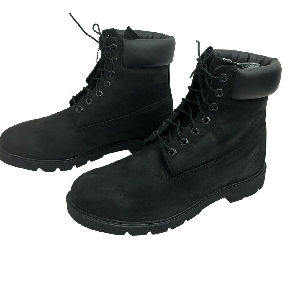 Timberland Premium 6” Waterproof Nubuck Leather Boots Mens 12 Black Primaloft 40